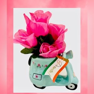 Ceramic Vespa -mug/planter